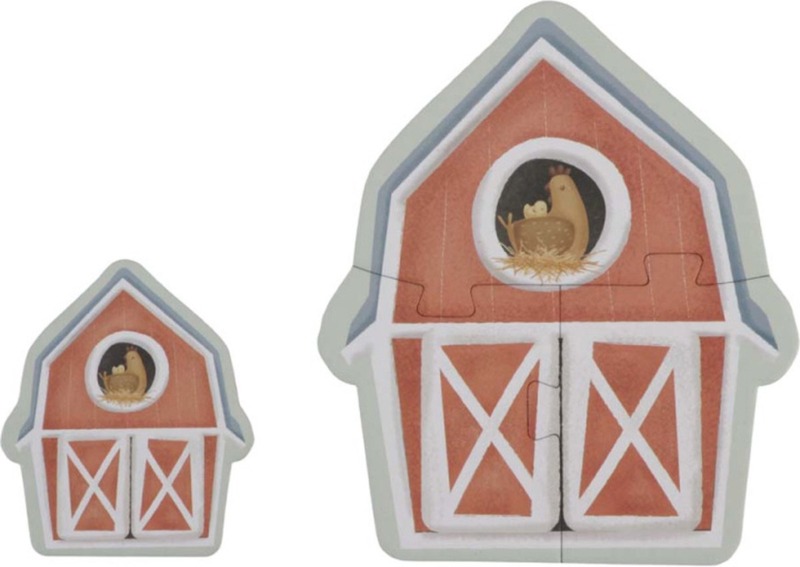 Little Dutch 6 in 1 vormenpuzzel ''Little Farm''