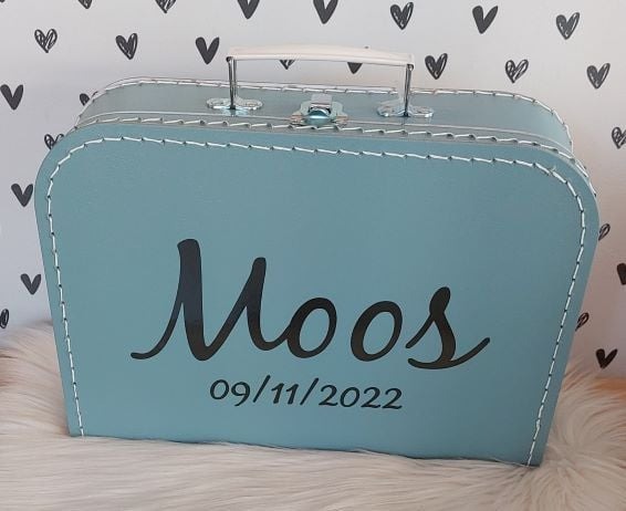 Koffertje met Naam (en datum)