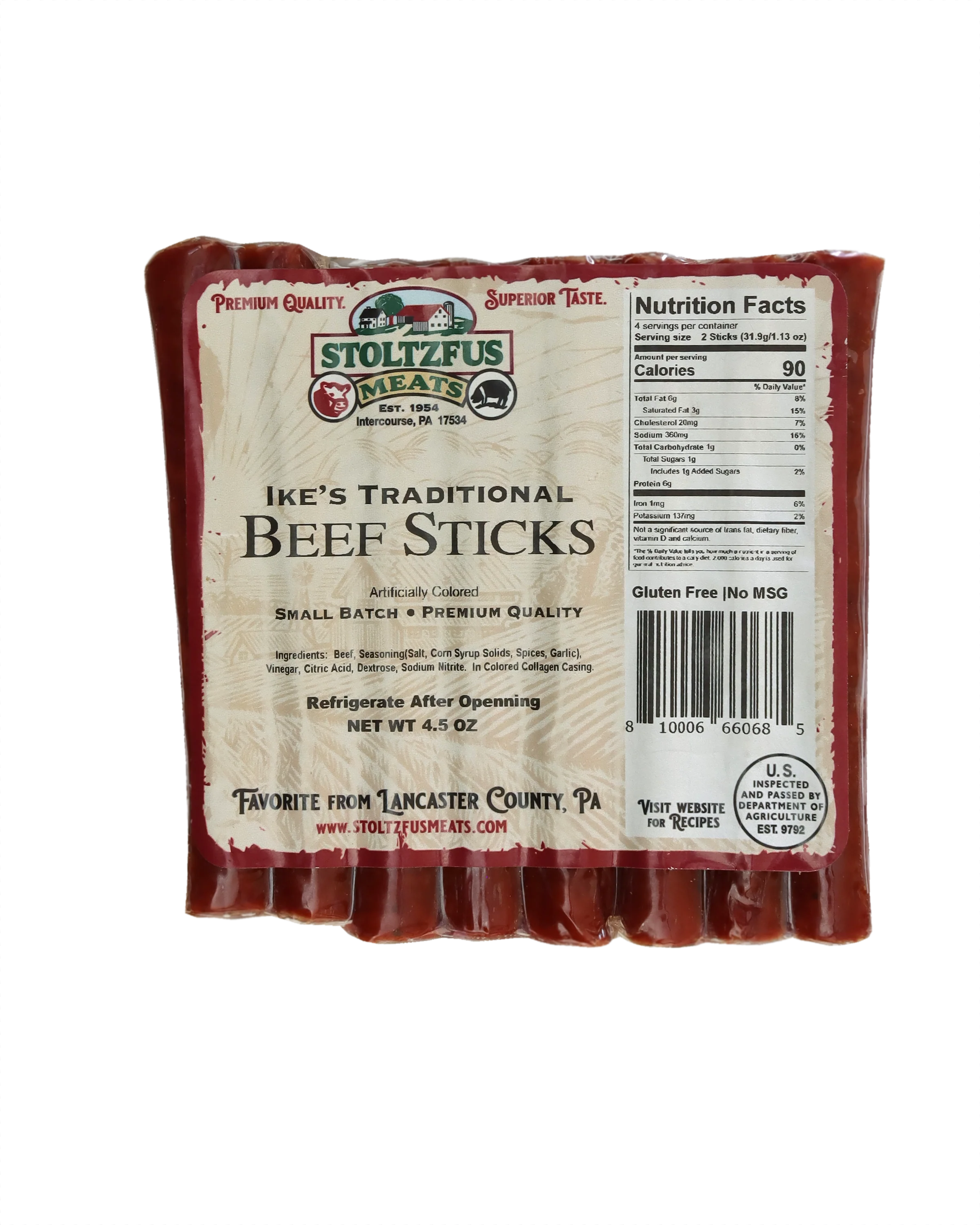 Ike's Traditional Beef Sticks