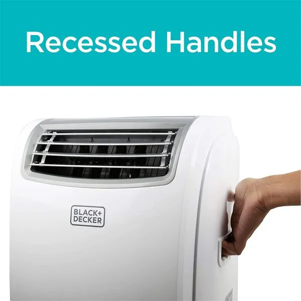 Draagbare airconditioner van 14.000 BTU met verwarming en afstandsbediening, wit