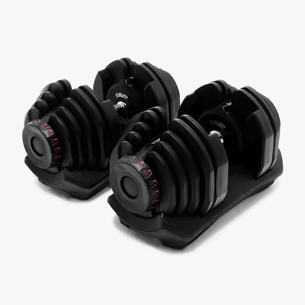 2025 Montreal Verstelbare Dumbbells, 4,5-40,8 kg �� Vervang 34 Individuele Dumbbells met Directe Gewichtaanpassing