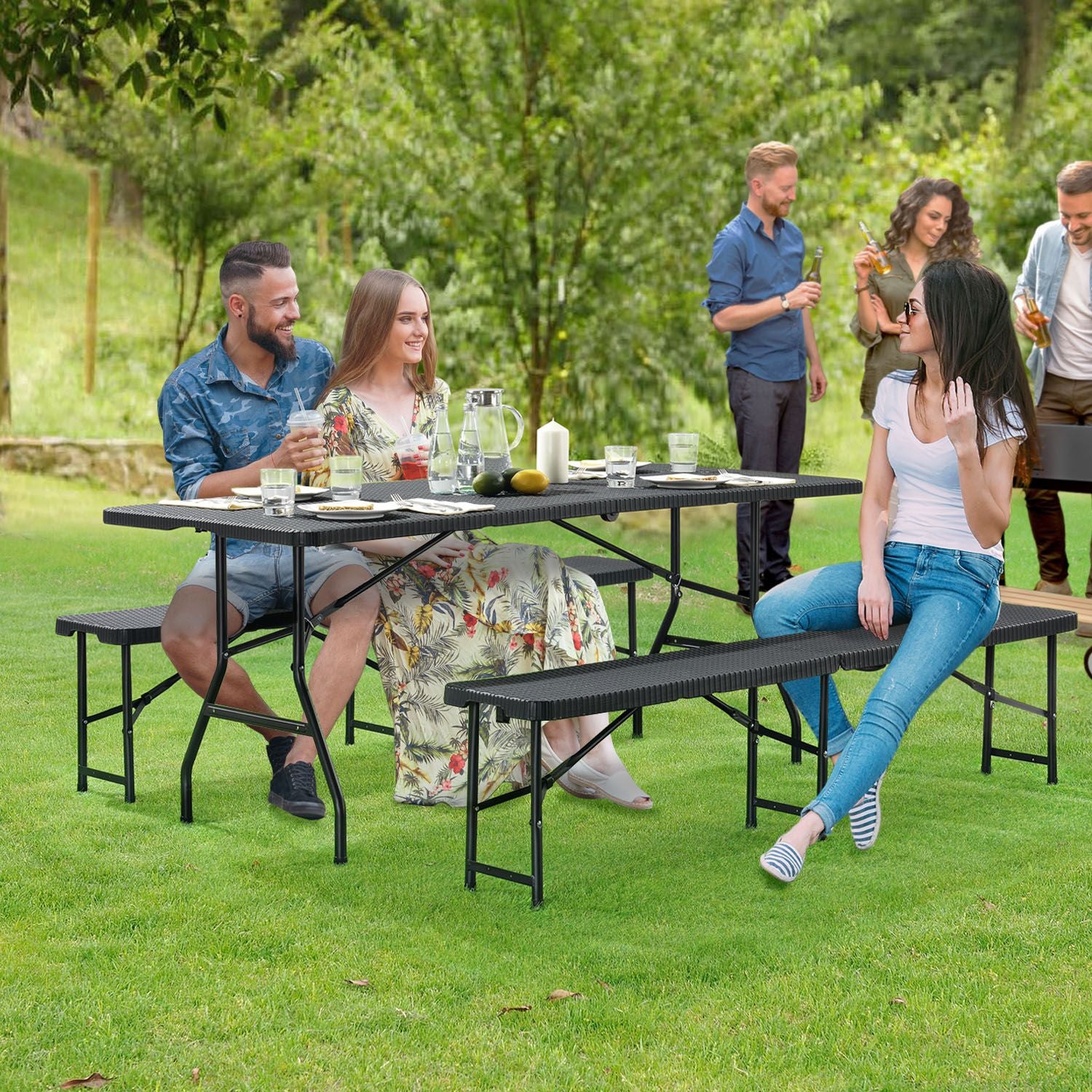 2025 Bierzeltgarnituur Amberg180x74x74 cm