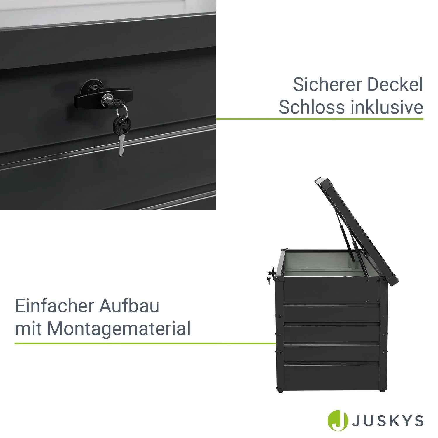 2025 Metalen box Limani voor het opbergen van kussens en meer in de tuin of op het balkon