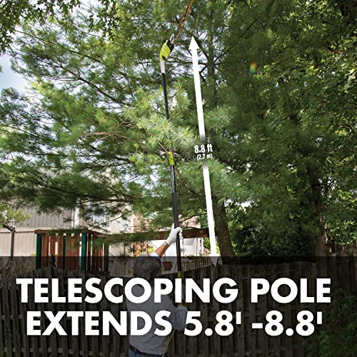 2025 Sun Joe SWJ803E Elektrische Zagen van de Post Multi-positie 10 Inch en 8.0 Amp��re, Groen