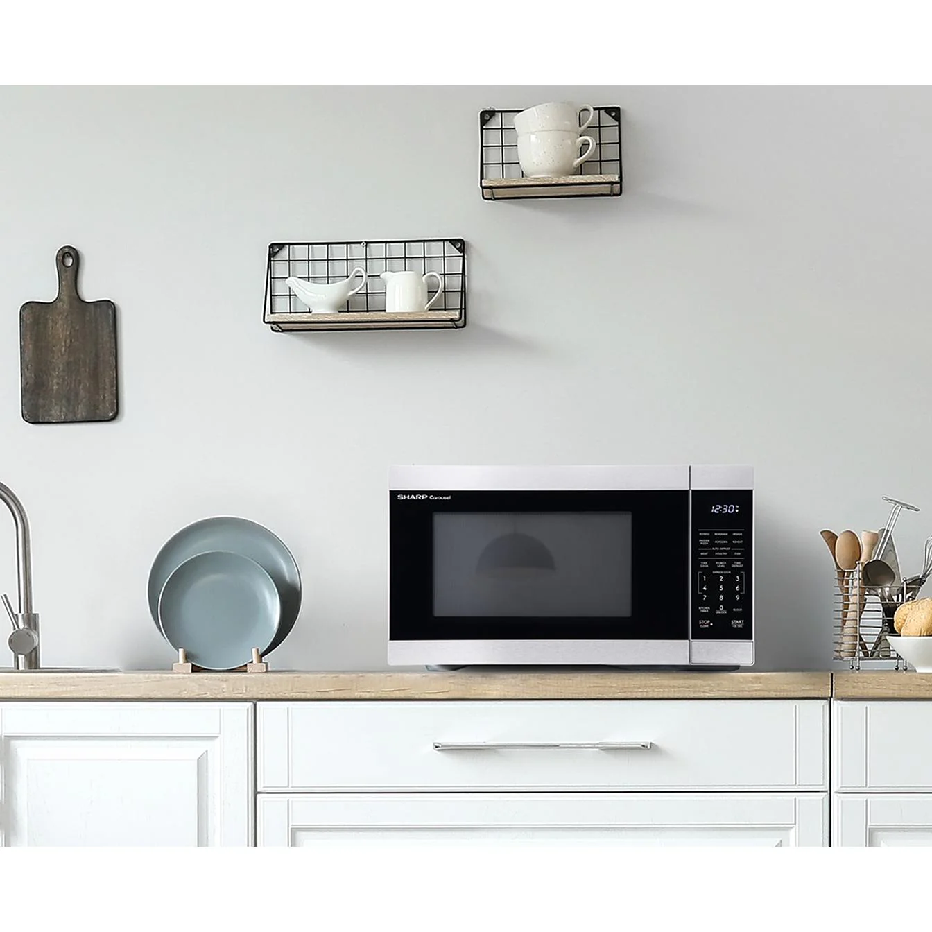 2025 Sharp 20.6-inch Magnetron, 1.1 cu. ft. SMC1162KSC