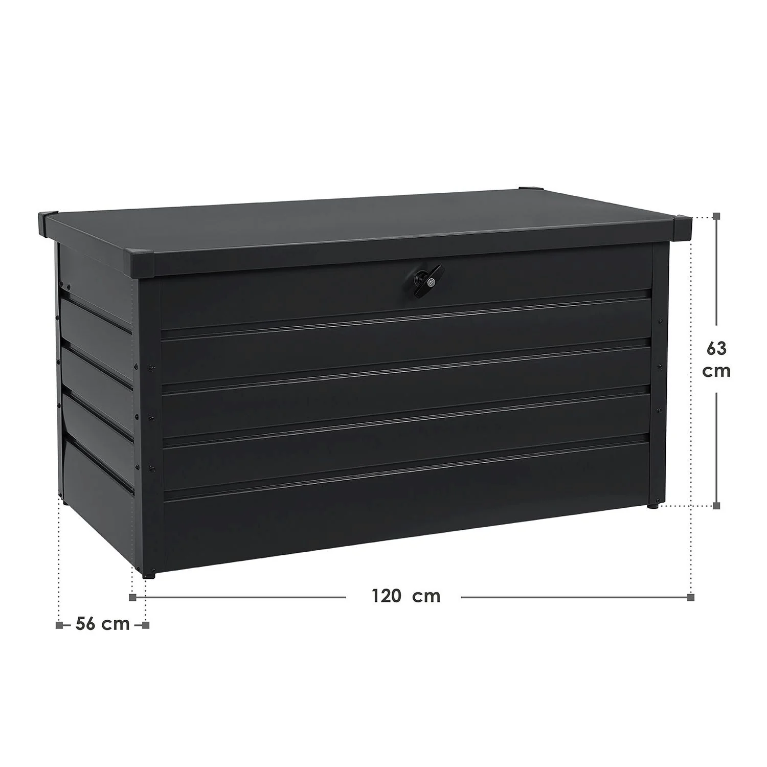 2025 Metalen box Limani voor het opbergen van kussens en meer in de tuin of op het balkon