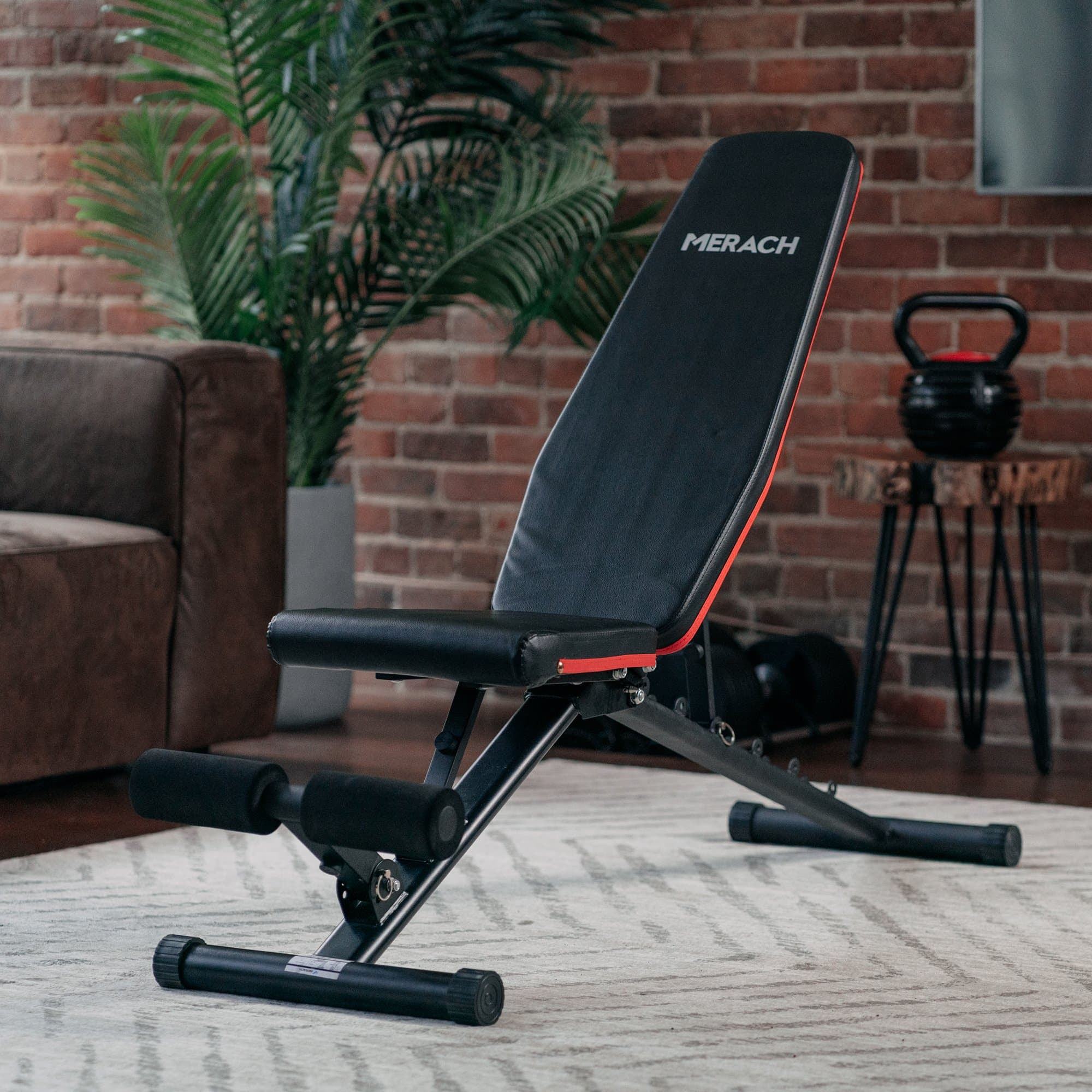 2025 Verstelbare Trainingsbank Montreal Weights met 6 Rugleuningposities en Opvouwbaar Ontwerp