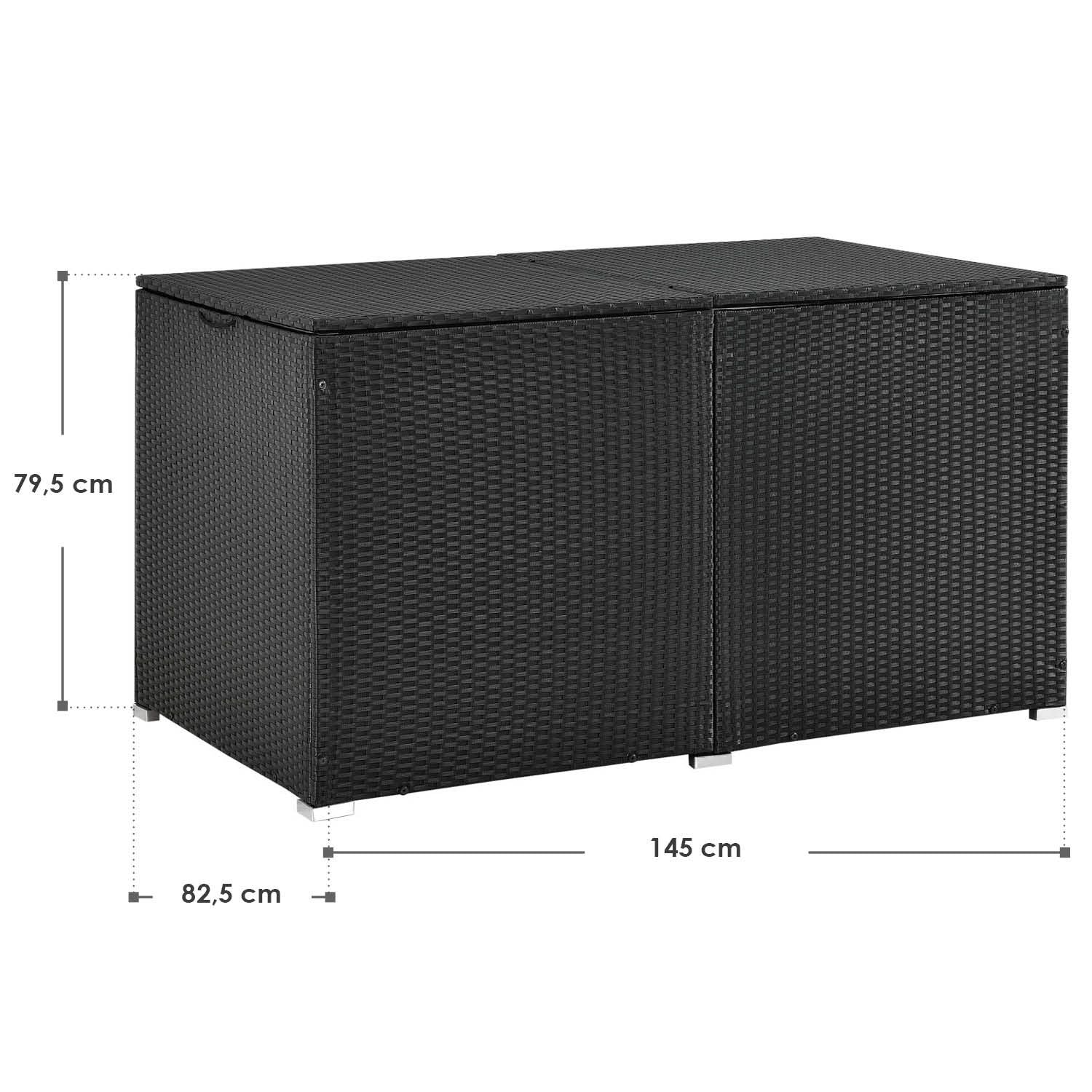 2025 Polyrattan Opbergbox Ikaria