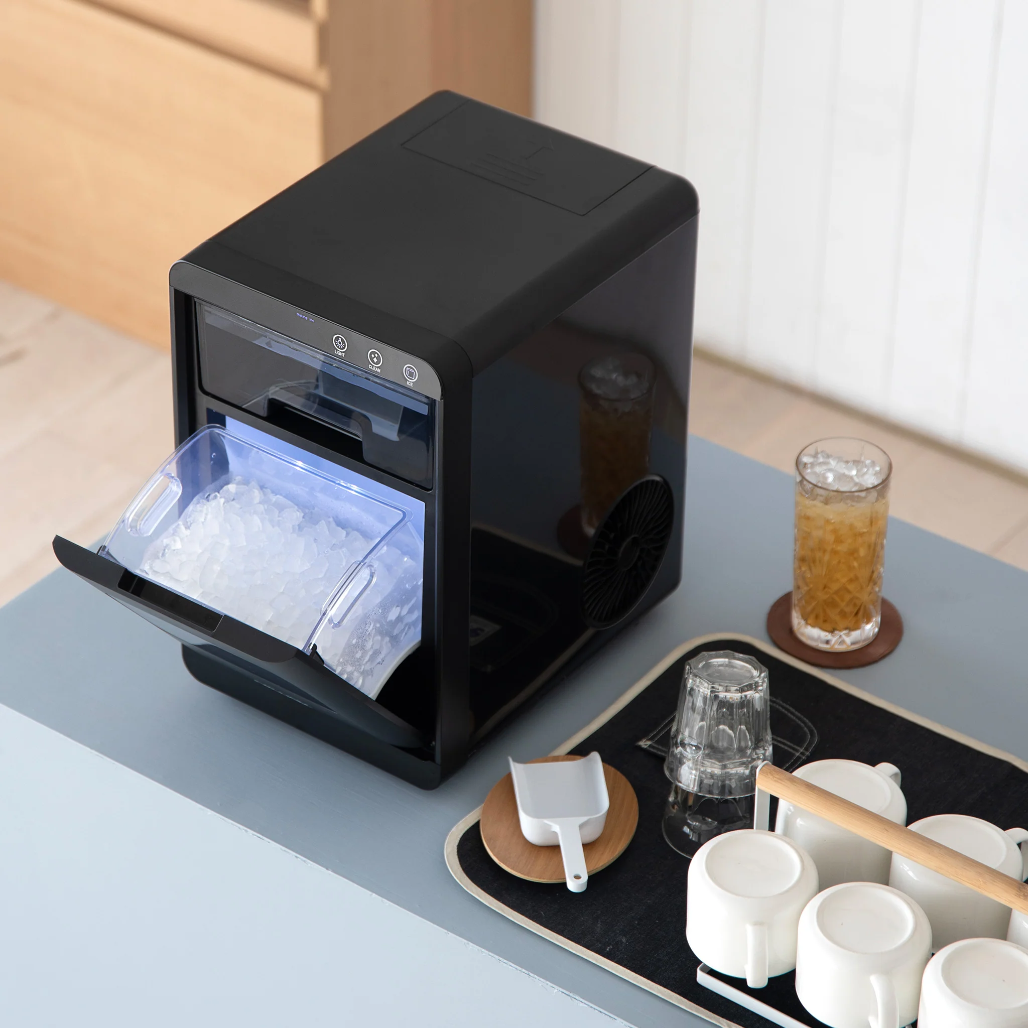 2025 Newair? Bovenblad Ijsmachine, Nugget Ijs, 44 lbs/24 uur