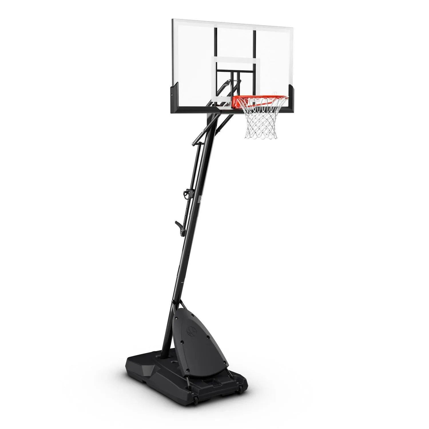 2025 Spalding 54-inch draagbaar basketbalsysteem van onbreekbaar polycarbonaat met Exacta hoogteverstelling