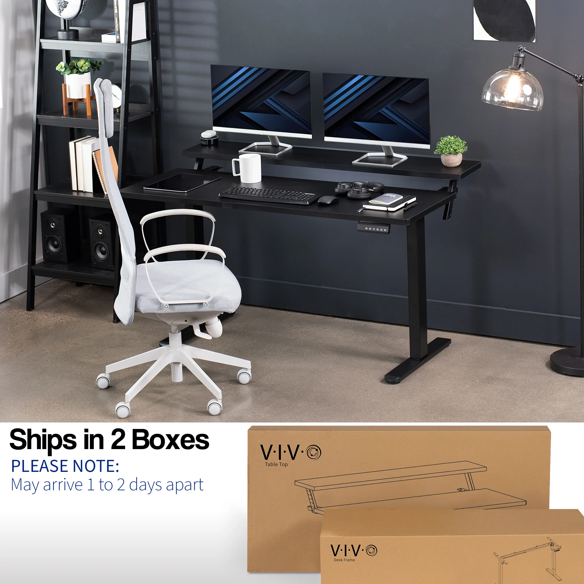 Elektrisch Zit-Sta Bureau van 55