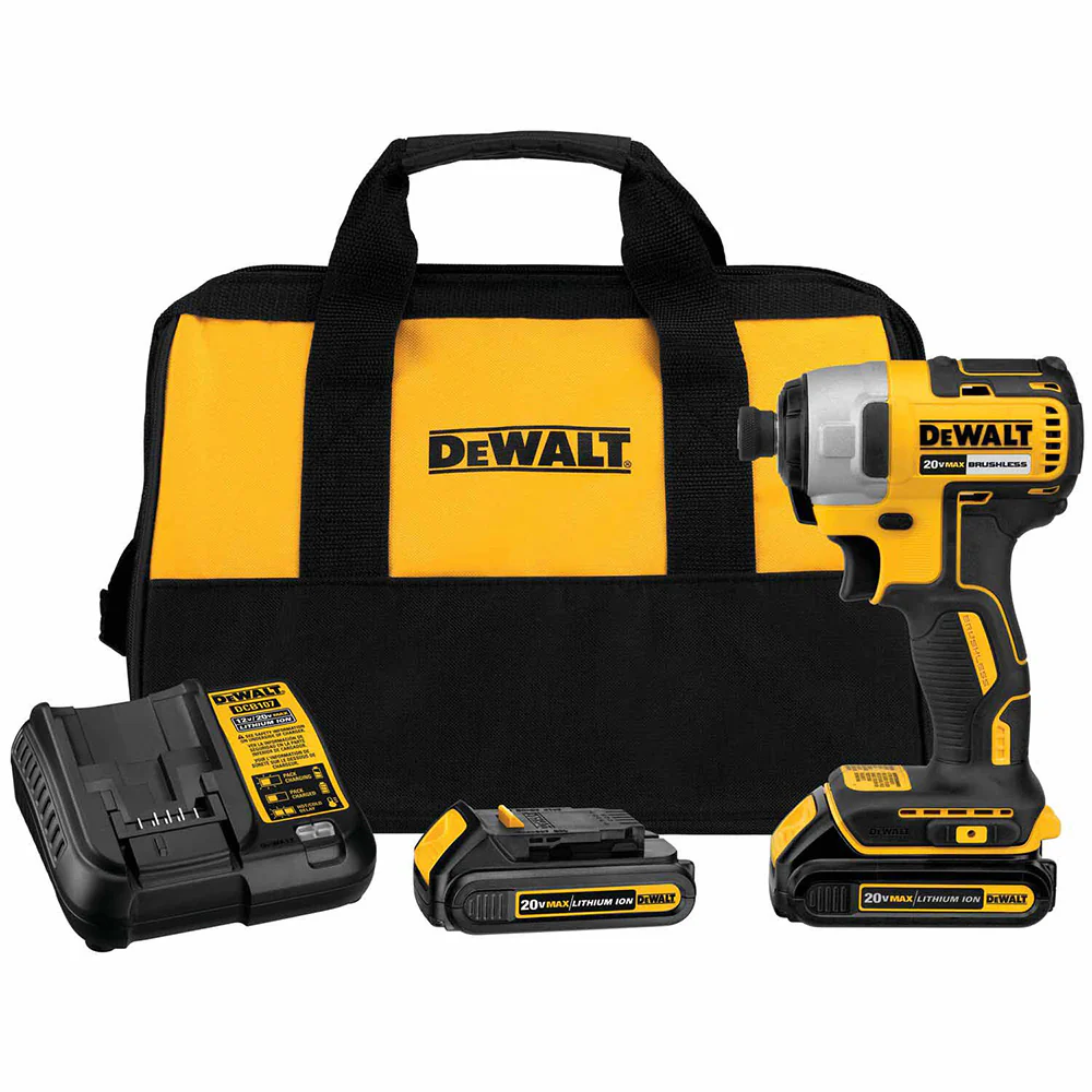 2025 DeWalt DCF787C2 20V MAX Draadloze Impact Schroevendraaier 1/4