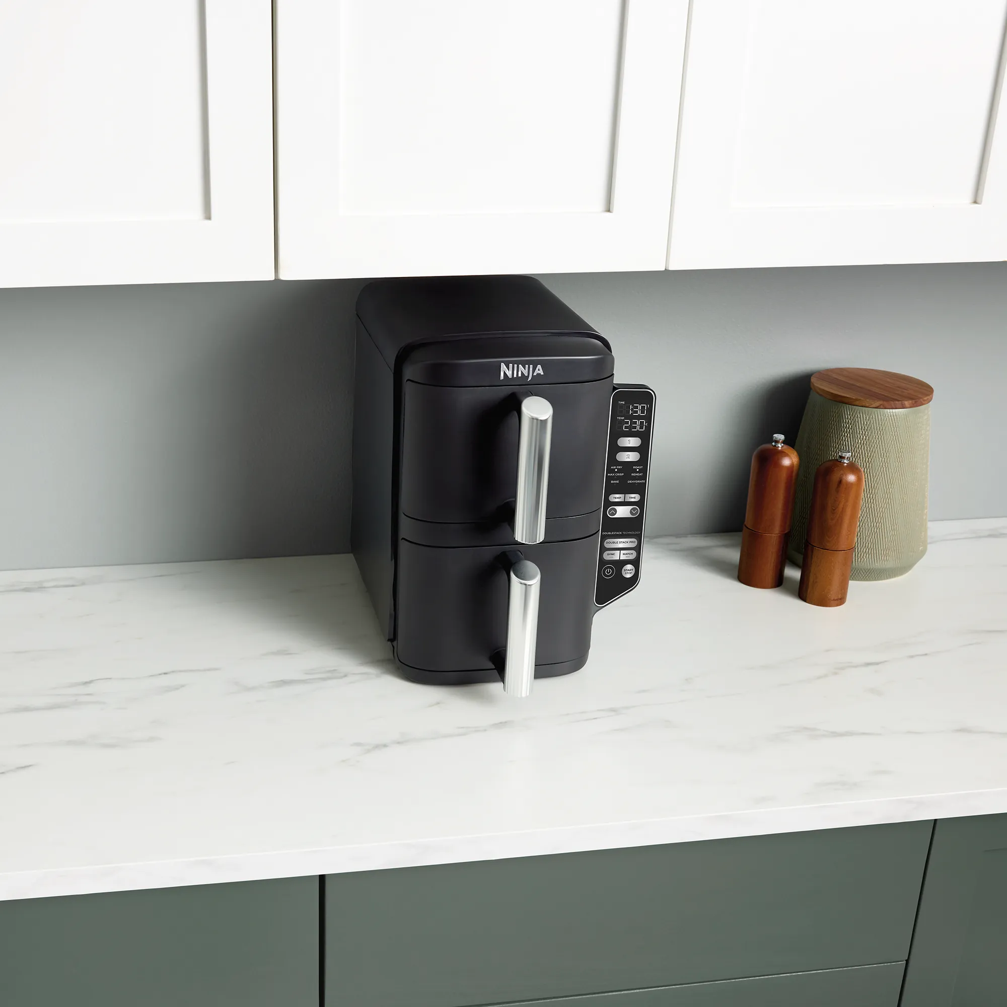 2025 Ninja DoubleStack? XXL 7,6L Airfryer met 2 Lades