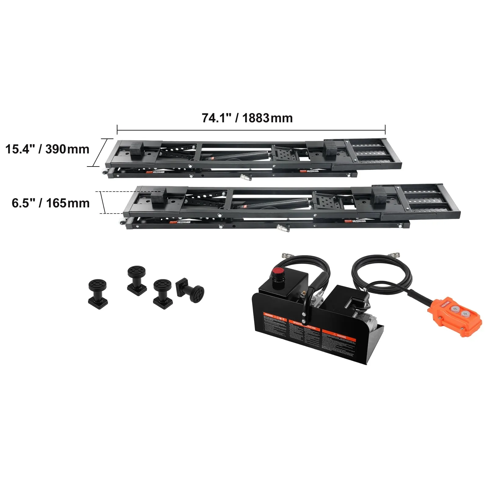 2025 Draagbare autohefbrug 5000 LBS �C Automatisch hefsysteem voor thuisgarage