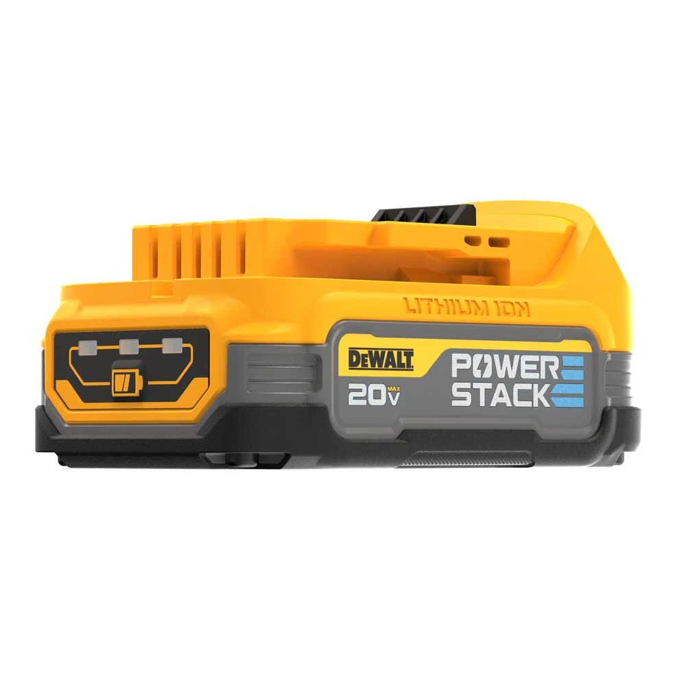 2025 DeWALT DCBP034-2 Compacte Impactbestendige 20V MAX POWERSTACK Batterijen - Verpakking van 2