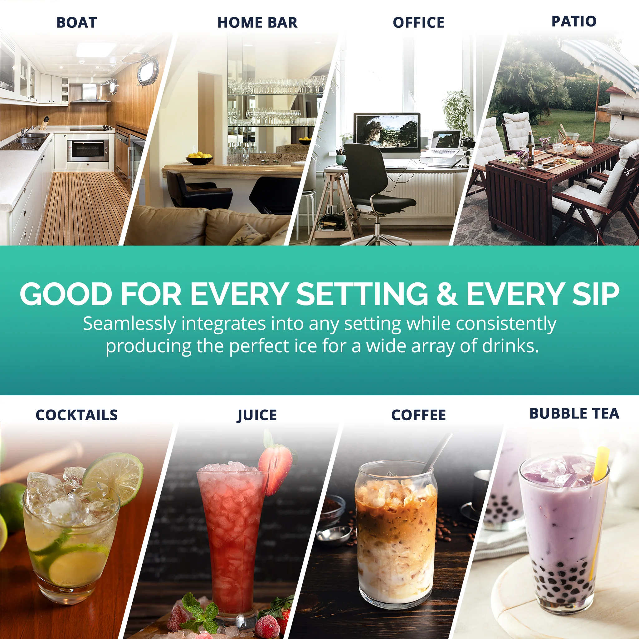 2025 Luma? Bovenblad Ijsmachine, Nugget Ijs, 44 lbs/dag, Zwart Roestvrijstaal