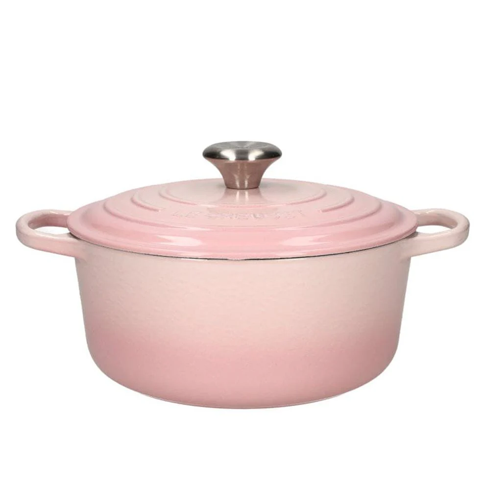 2025 Le Creuset - Signature Braad- / Stoofpan rond Shell Pink 24 cm 4,2 l