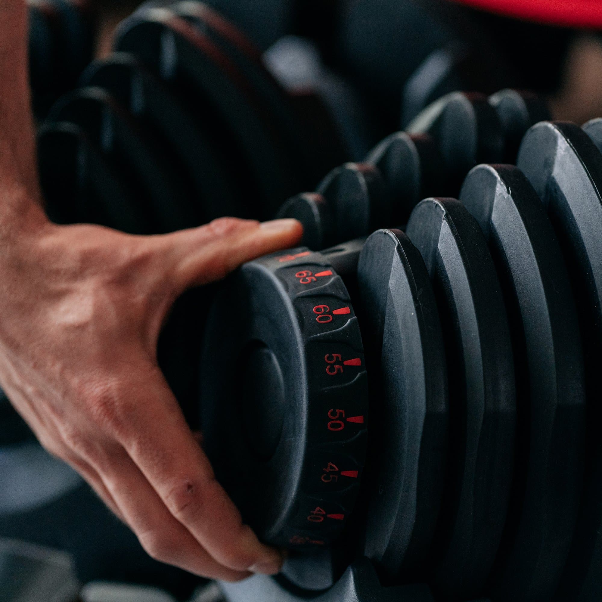 2025 Montreal Verstelbare Dumbbells, 4,5-40,8 kg �� Vervang 34 Individuele Dumbbells met Directe Gewichtaanpassing