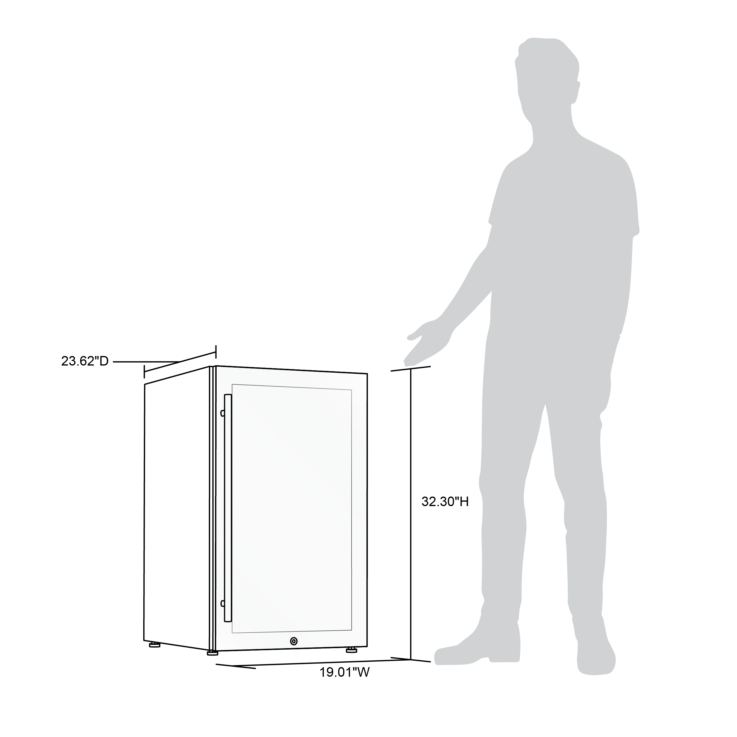 2025 Newair? Elektrische Humidor voor Sigaren, Capaciteit voor 840 Sigaren, Ingebouwd