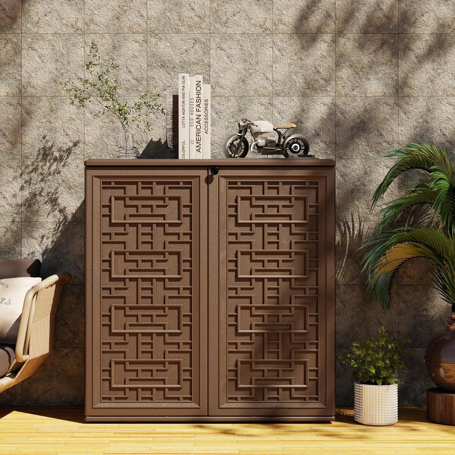 2025 Opslagkast van 9 Kubieke Voet voor Binnen en Buiten