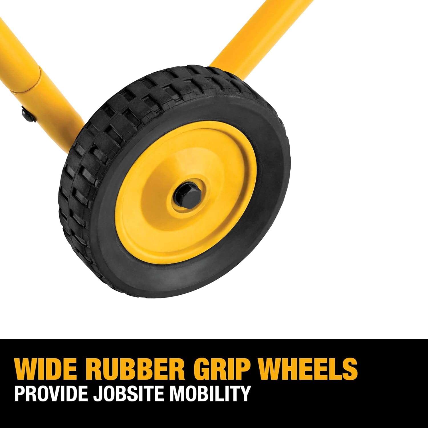 DEWALT DWX726 Afkortzaagstandaard met Wielen, Geel