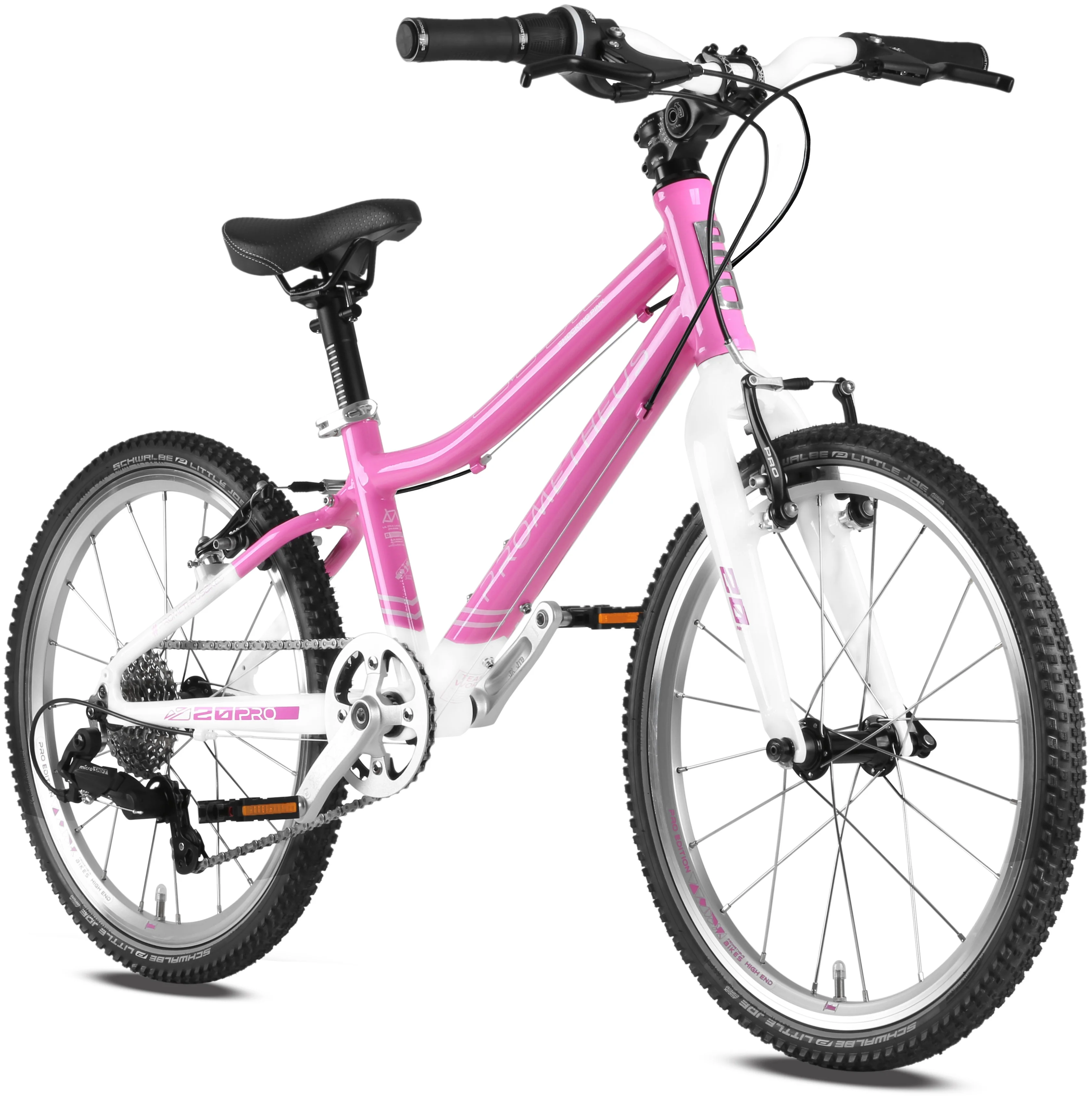 2025 PRO Kinderrad 20 Zoll ab 6 Jahre | 7-Gang | SHOCKING PINK