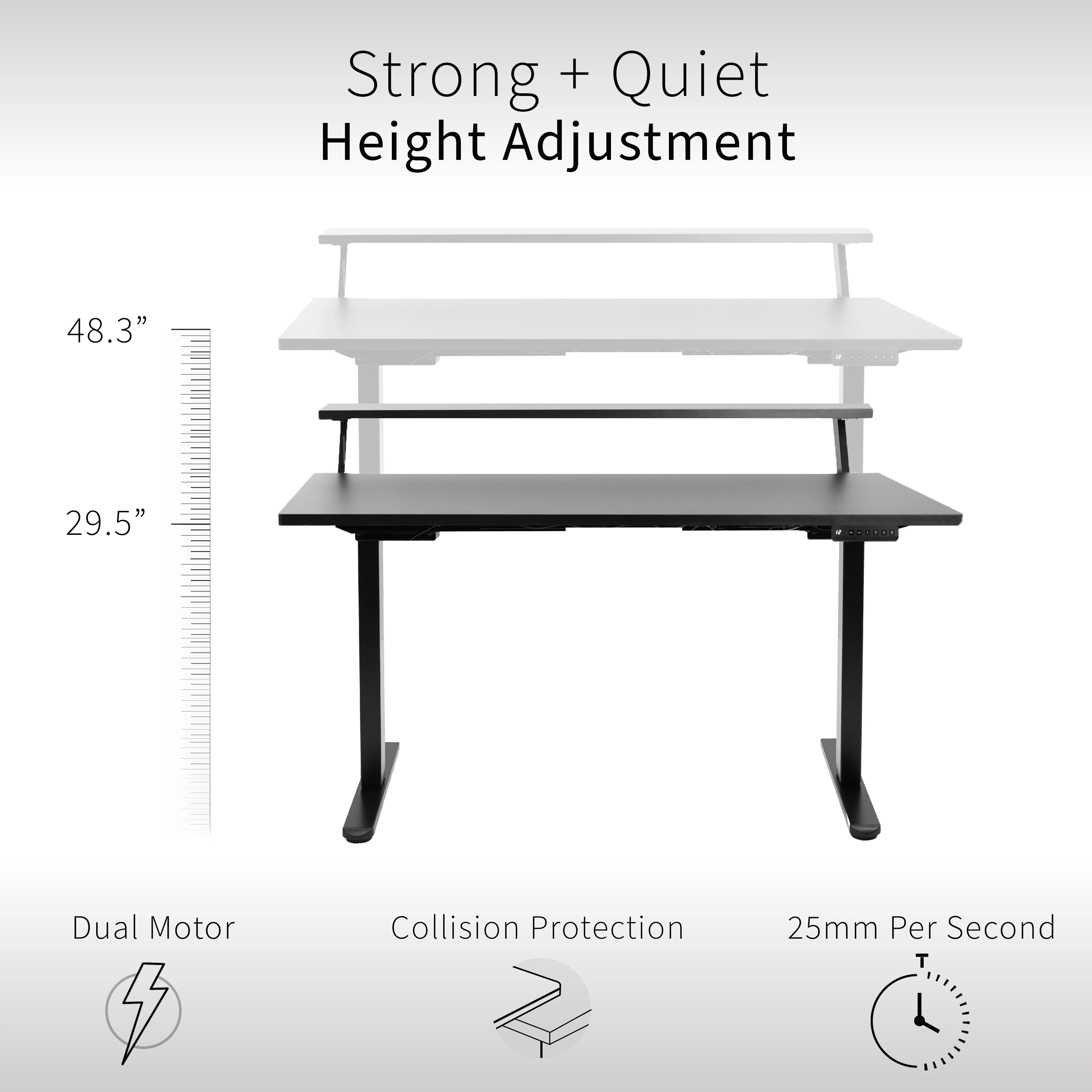 Elektrisch Zit-Sta Bureau van 55