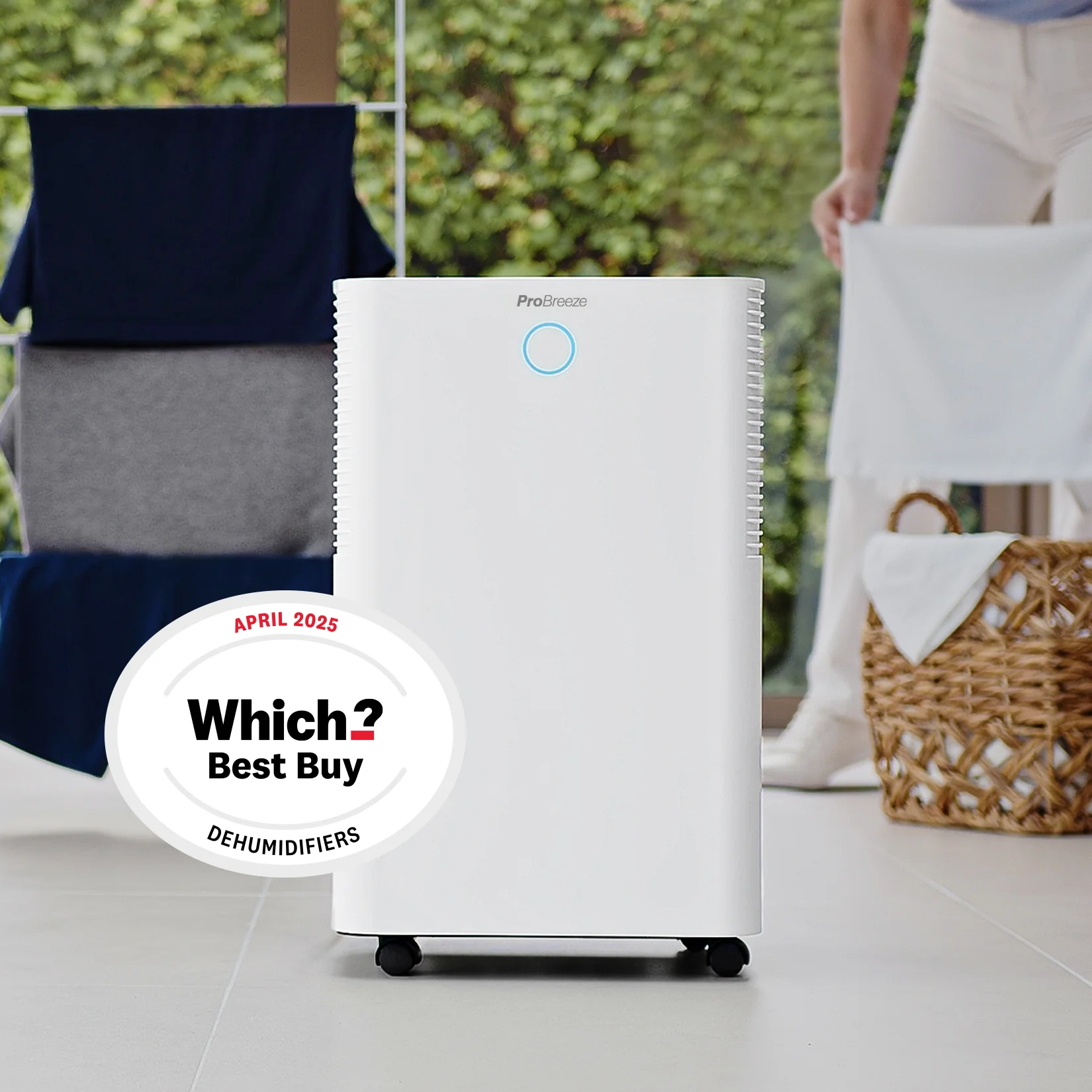 2025 Stille en Energiezuinige OmniDry Luchtontvochtiger van 20L met Wasmodus en Slimme App-bediening