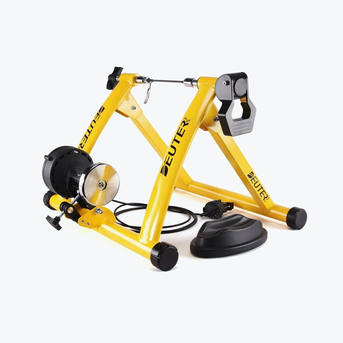 2025 Opvouwbare en Draagbare Fiets Trainer met 6 Weerstandsniveaus �C Stille Magnetische Weerstand, Snelklembevestiging