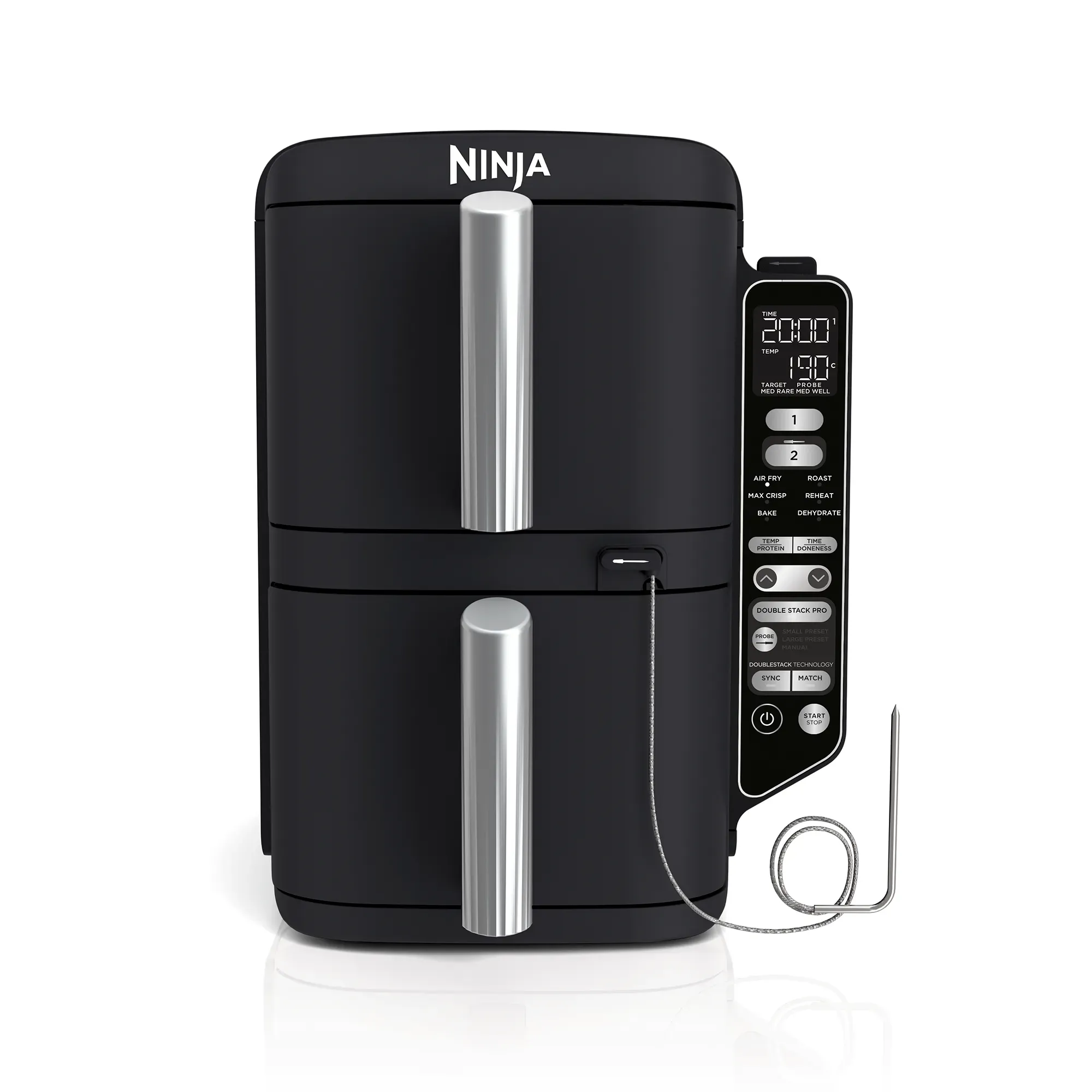 2025 Ninja DoubleStack? XXXL Smart 9,5L Airfryer met 2 Lades