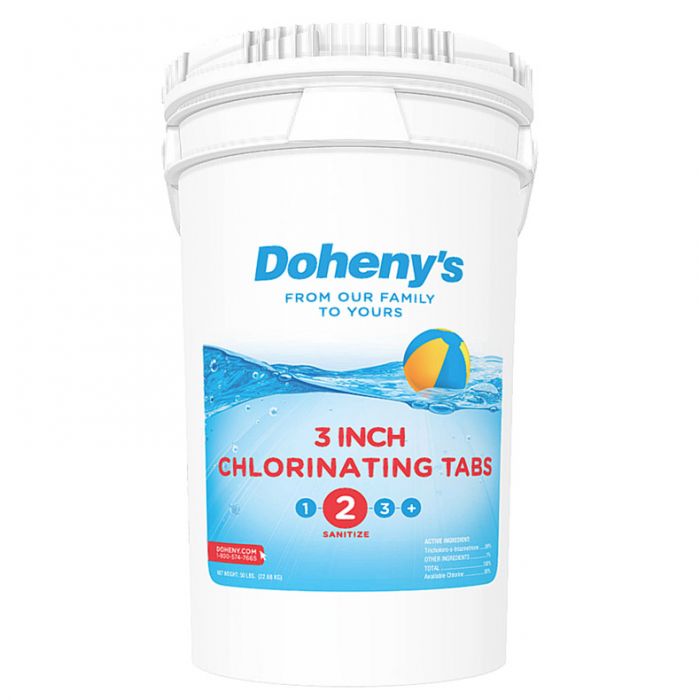 3-inch chloortabletten, 22,7 kg (50 lb)
