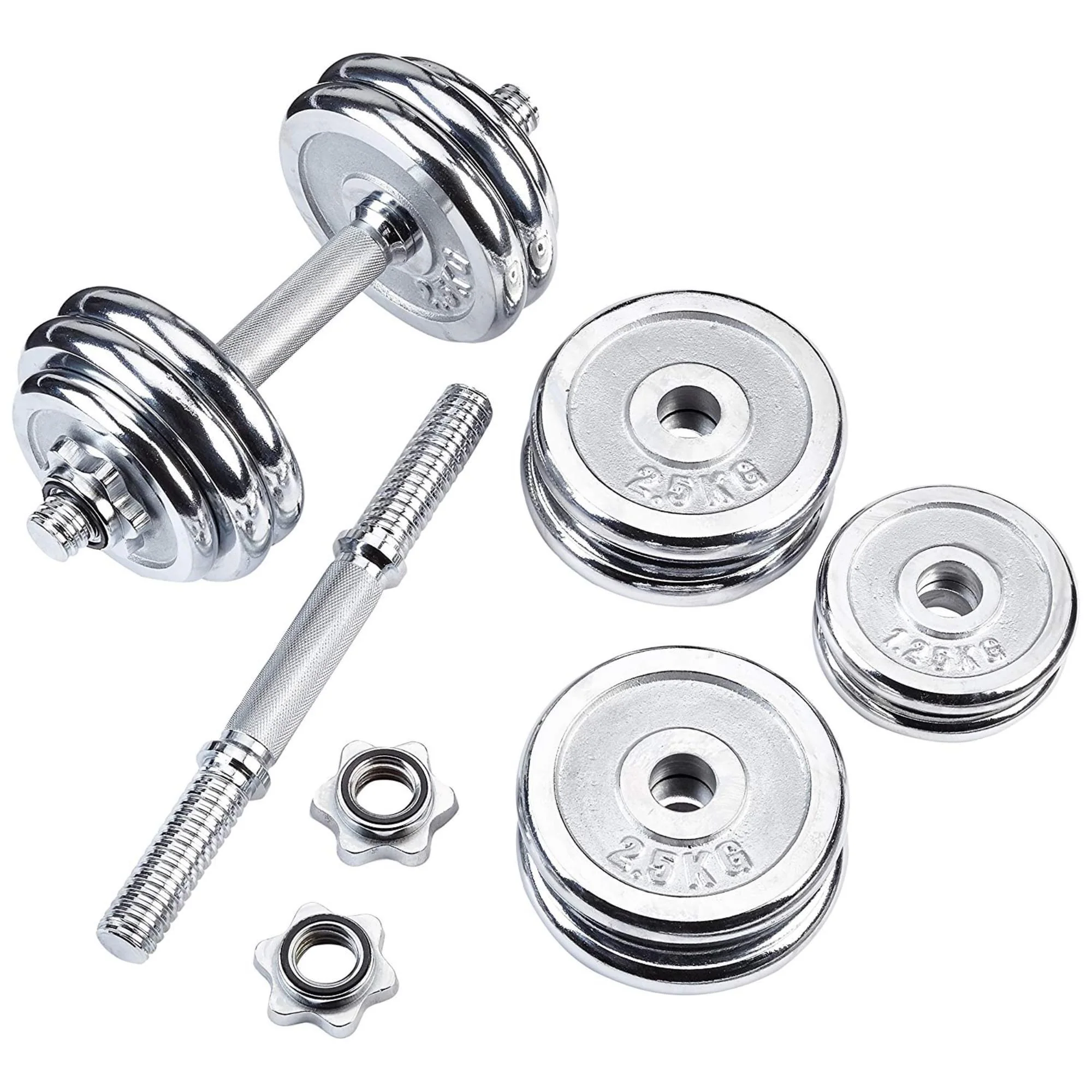 2025 Kurzhantel-Set Chrom 30 kg