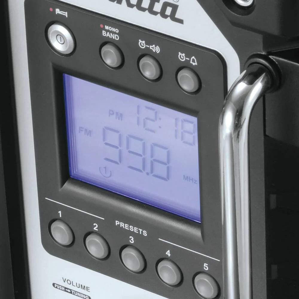 2025 Makita XRM05 Draadloze Radio voor Werkplek 18V LXT Lithium-Ion - Los Gereedschap