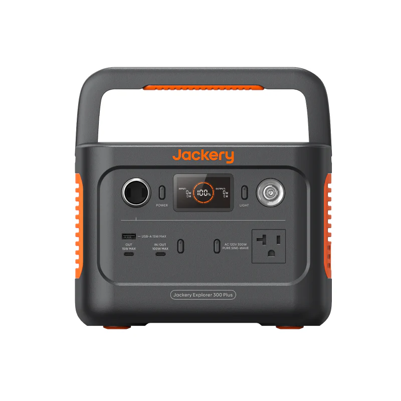 2025 Jackery Explorer 300 Plus Draagbare Energie Station �C 288Wh LiFePO4 Batterij, 300W Uitgang, Snelle USB-C Oplading