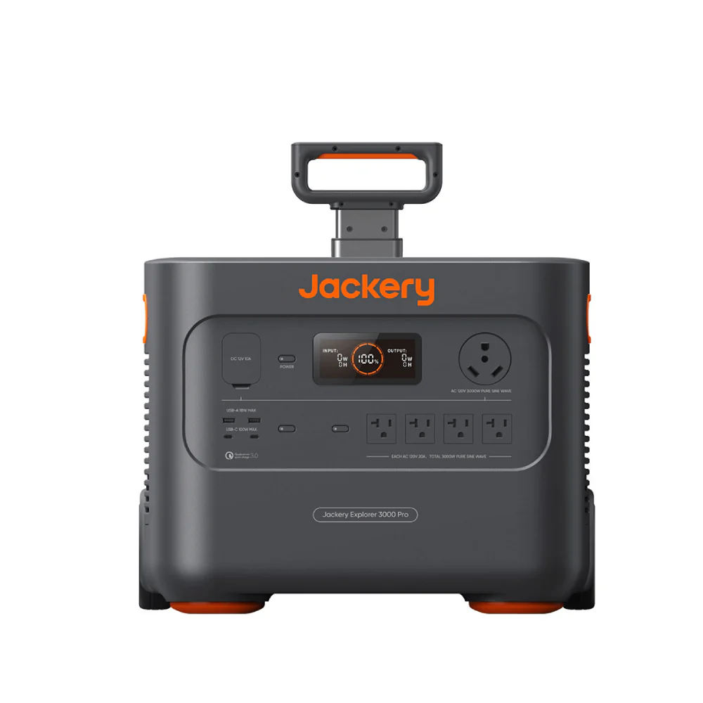 2025 Jackery Explorer 3000 Pro Draagbare Energie Station �C 3024Wh Lithium-ion Batterij, 3000W Uitgang, Ultra Snelle Zonne-oplading