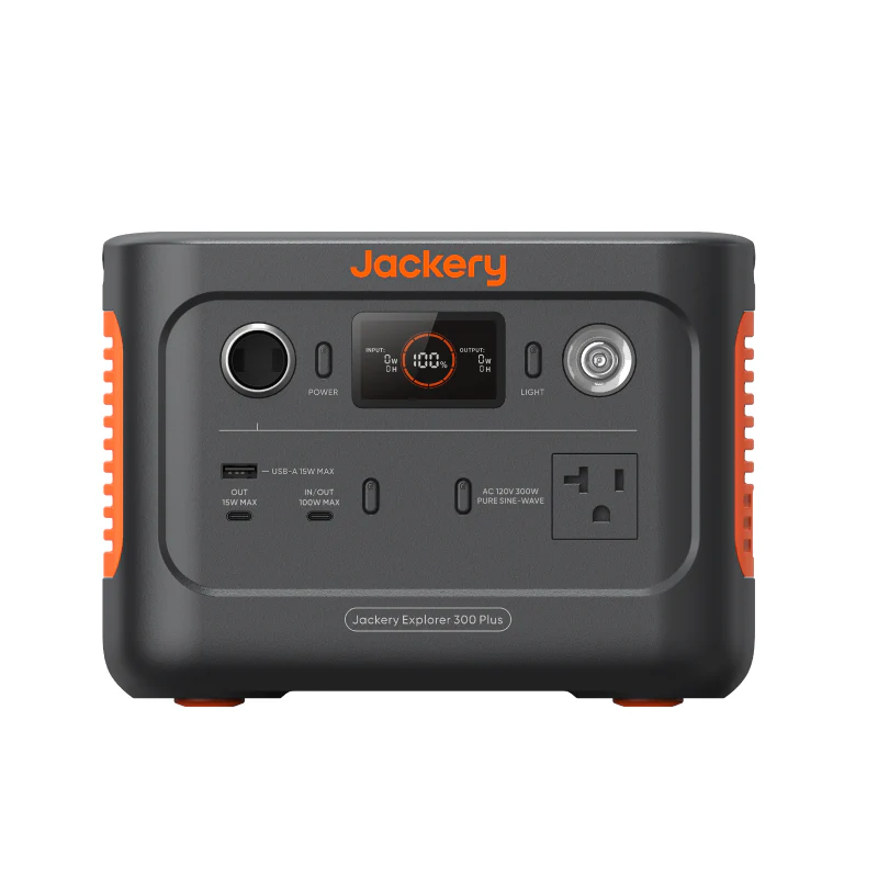 2025 Jackery Explorer 300 Plus Draagbare Energie Station �C 288Wh LiFePO4 Batterij, 300W Uitgang, Snelle USB-C Oplading