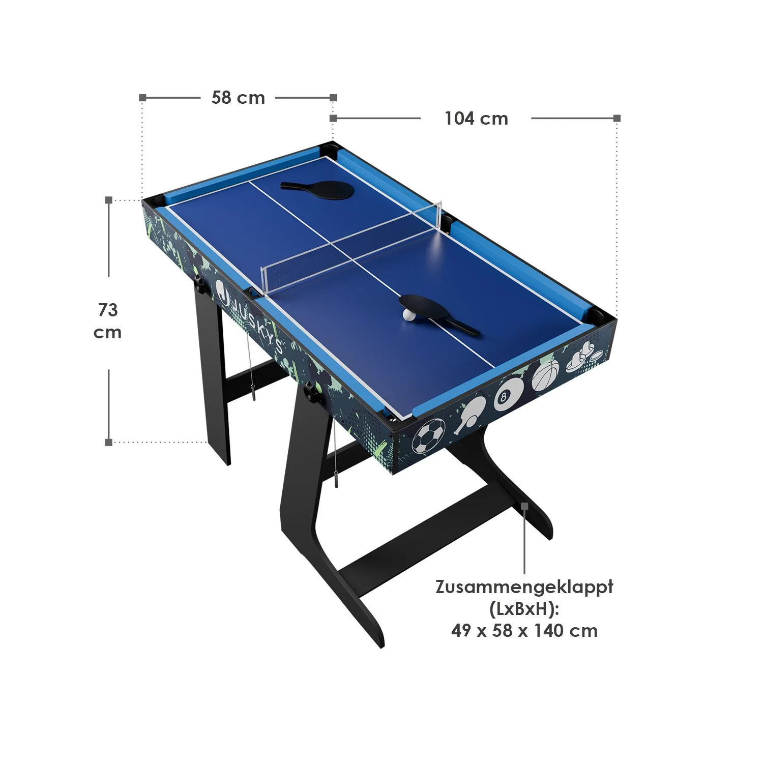 2025 5-in-1 Speeltafel Ballmagie