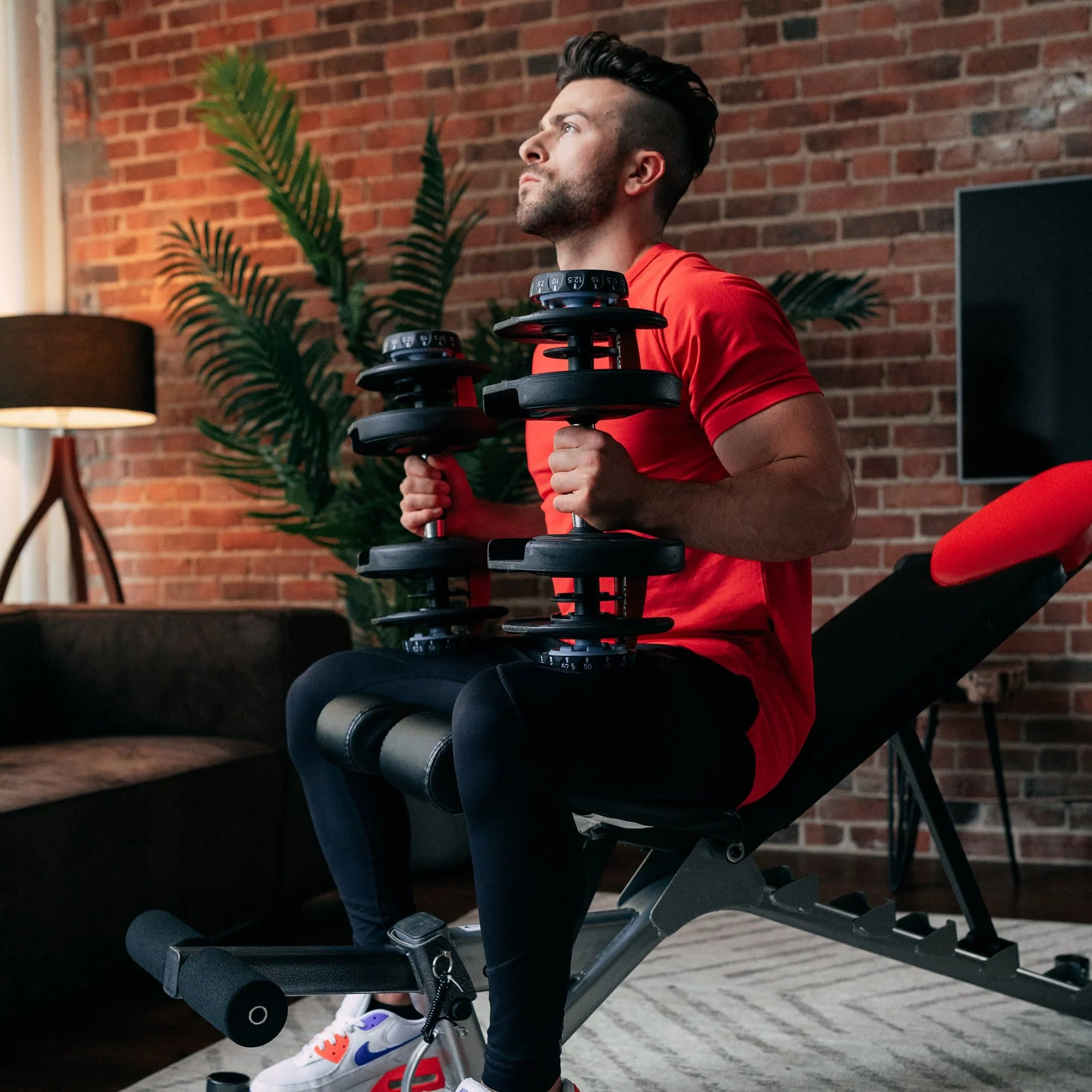 2025 Verstelbare Dumbbells, 2,3-23,8 kg �� Vervang 15 Sets met Snelle Gewichtaanpassingen