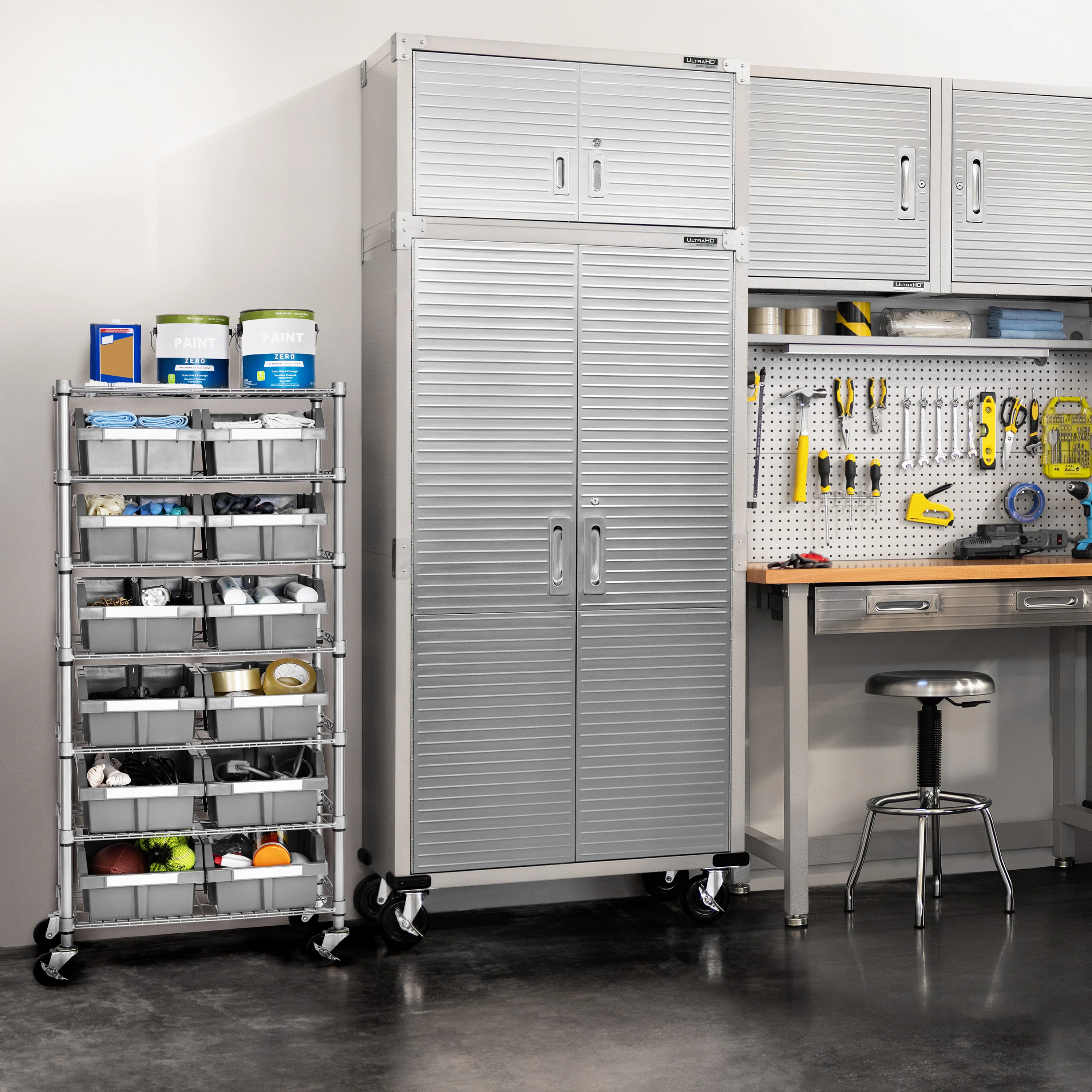 2025 NSF Rek met 7 Niveaus en 12 Bakjes