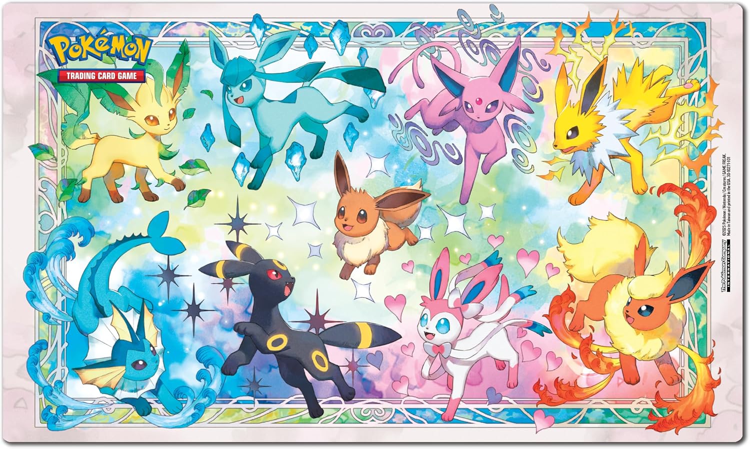 Pok��mon JCC: Super-Premium Collection Scarlet and Violet �C Prismatic Evolutions of the Pok��mon TCG (1 glossy promo card fully illustrated, a cover for the soft deck by Eevee and 15