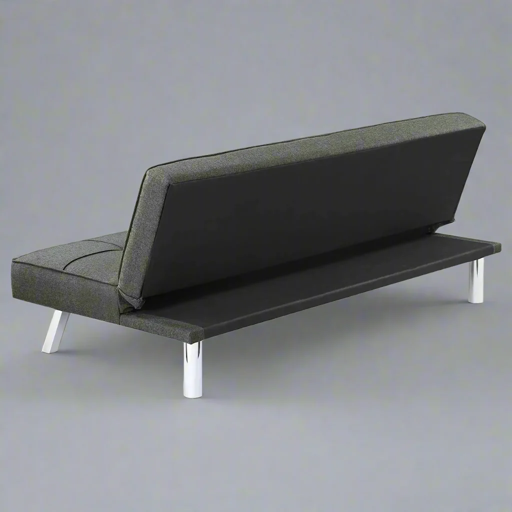 Moderne Slaapbank met Stalen Frame - Converteerbare Bank en Bed voor Kleine Ruimtes