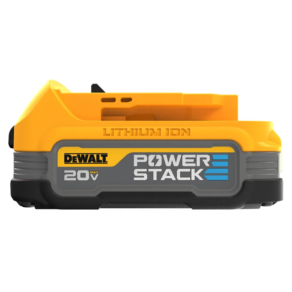 2025 DeWALT DCBP034-2 Compacte Impactbestendige 20V MAX POWERSTACK Batterijen - Verpakking van 2