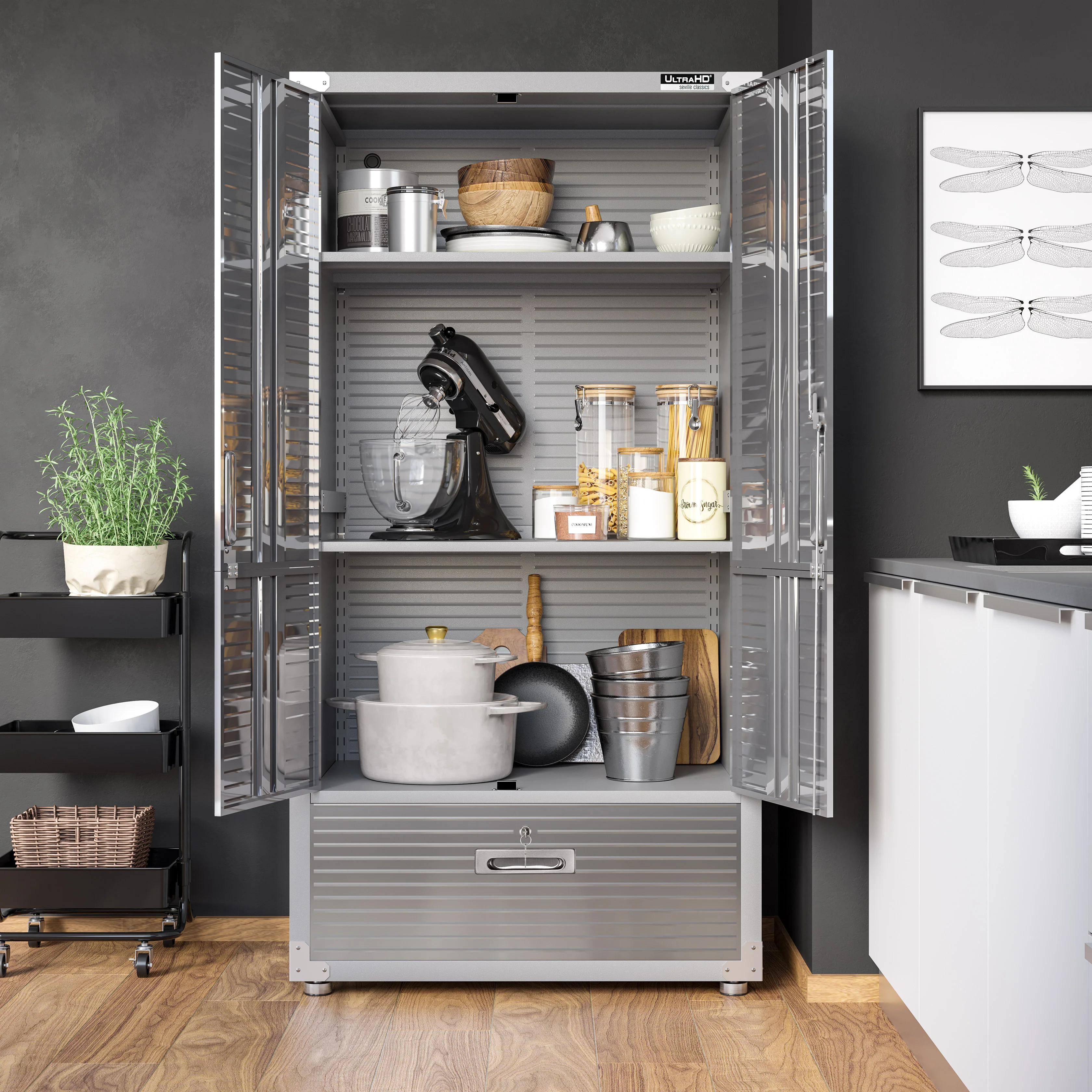 2025 UltraHD? Opslagkast met Onderlaadeurs