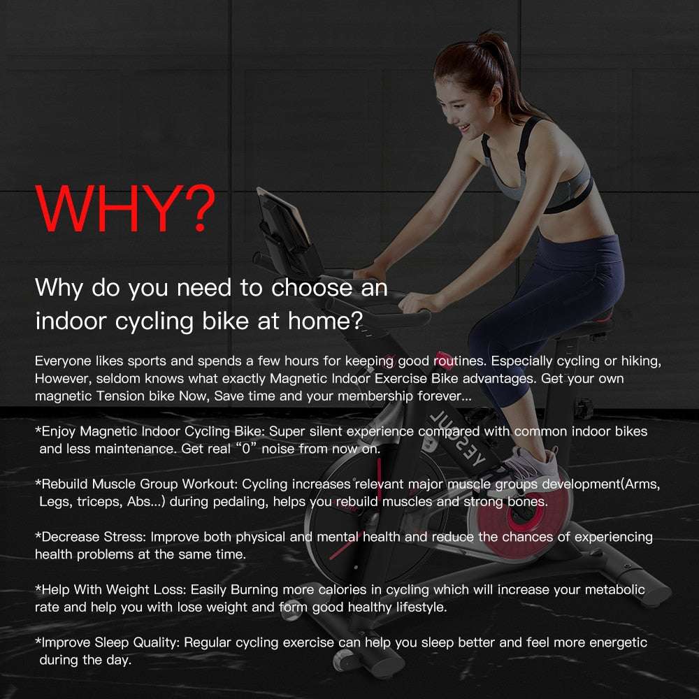 2025 Yesoul S3 Slimme Hometrainer voor Thuis met Magnetische Weerstand en V-snaar Aandrijving