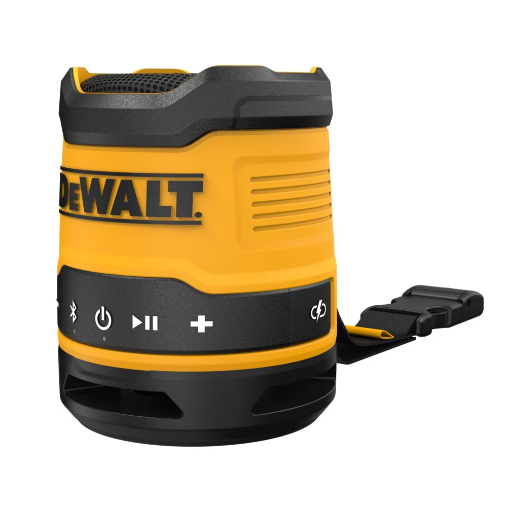 2025 DeWALT DCR008 Mini Bluetooth Luidspreker Oplaadbaar