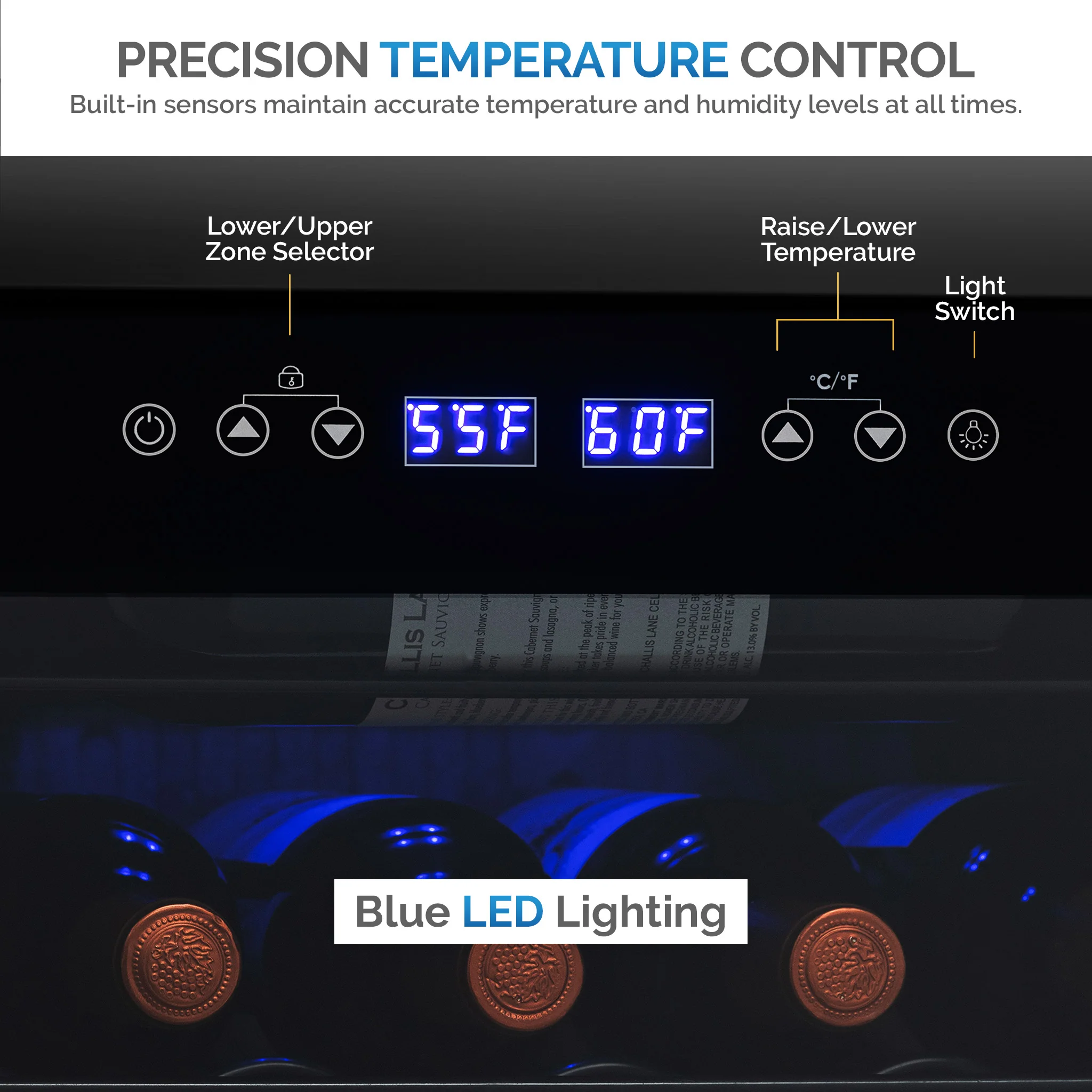 2025 Newair? Roestvrijstalen Wijnkoeler, 28 Flessen, 18.9
