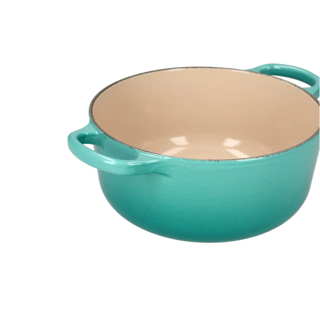 2025 Le Creuset - Braad-/Stoofpan Signature rond Caribbean Blue 20 cm 2,4 l