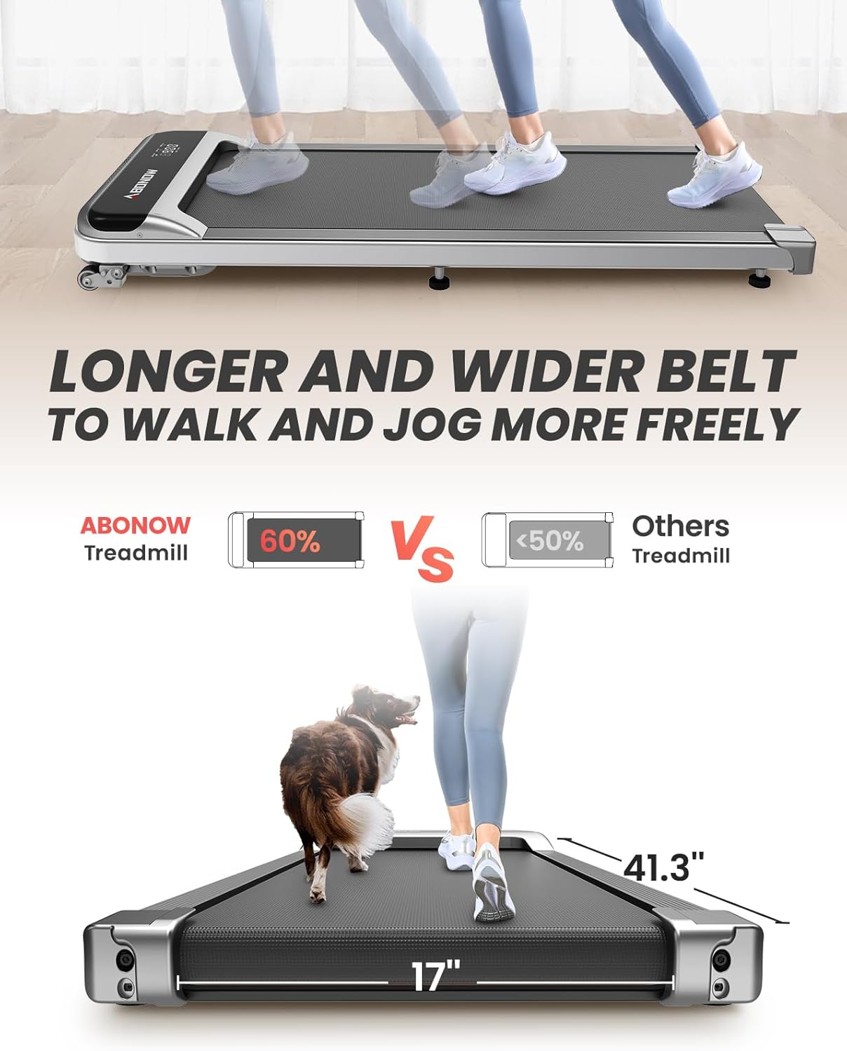 2025 Caminadora Walking Pad met Hellingshoek voor Thuiswerken �C Draagbare Loopband van 2.5HP met Draagvermogen van 280 lbs, Afstandsbediening en LED-scherm
