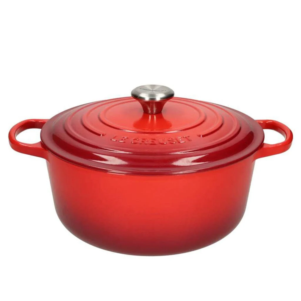 2025 Le Creuset - Signature braad- / stoofpan rond Kersrood 24 cm 4,2 l