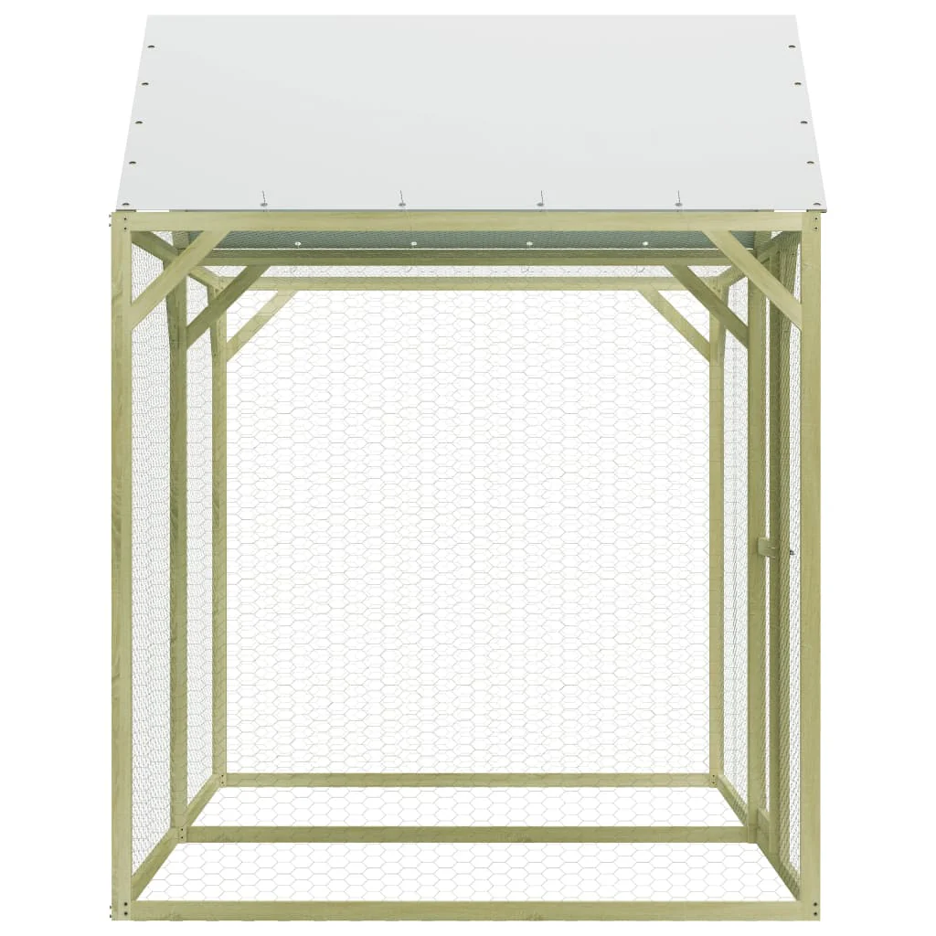 2025 Kippenkooi 3 x 1,5 x 2 m Kippenhok Ge?mpregneerd Hout Buitenren Pluimvee Ren